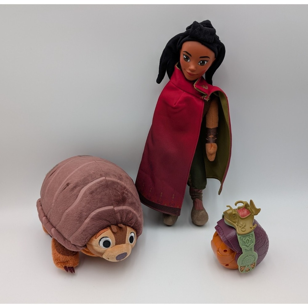 Disney Raya and the Last Dragon 15‎ Inch Talking Doll Plush Tuk Figure Lot